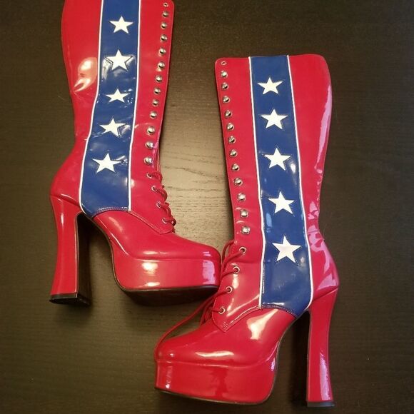 PLEASER  EXOTIC WOMENS BOOTS  SIZE 5 - Picture 6 of 8